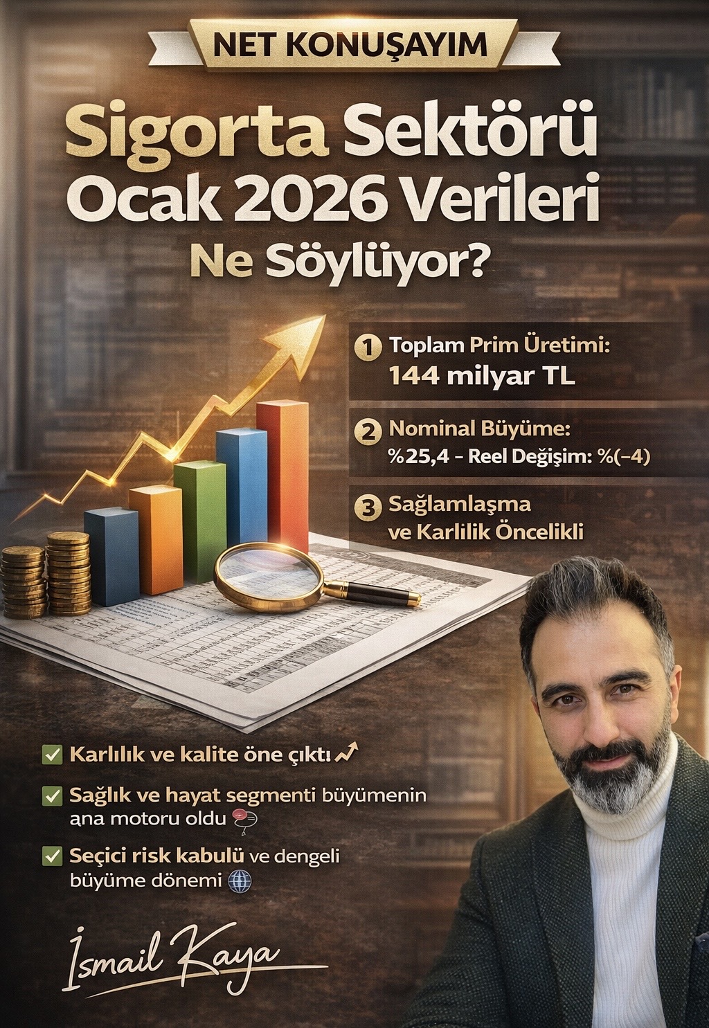 Net Konuşayım | Sigorta Sektörü Ocak 2026 Verileri Ne Söylüyor?